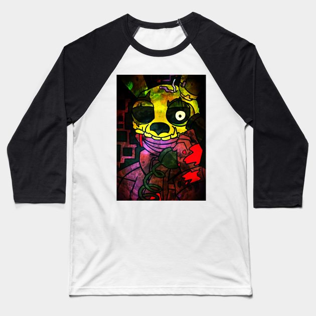 FNAF - Ring Ring Baseball T-Shirt by ScribbleSketchScoo